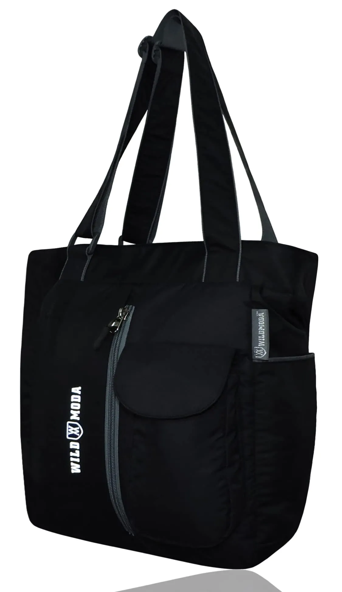WILD MODA Women's Waterproof Shoulder Bag (Black)